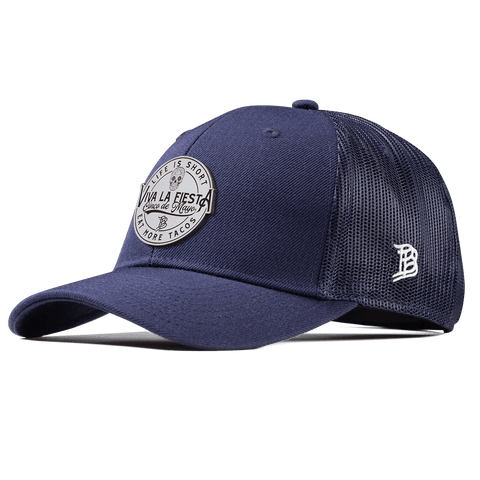 Branded Fiesta Curved Trucker Navy