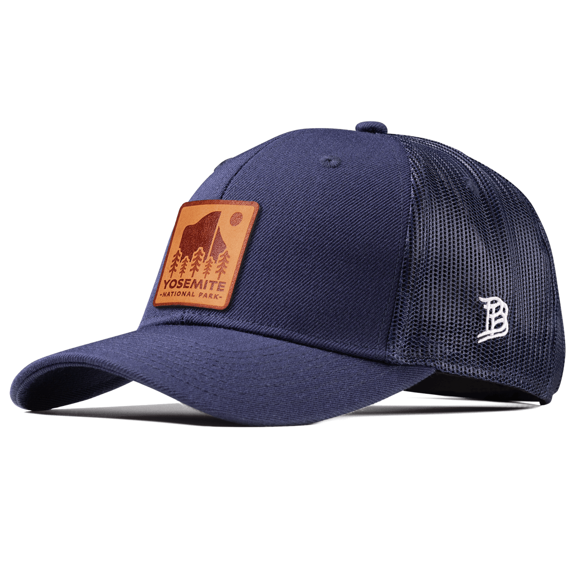 Yosemite National Park Curved Trucker Navy