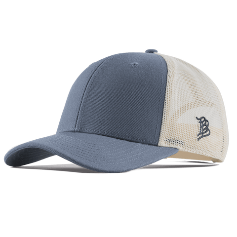 Bare Curved Trucker Light Navy