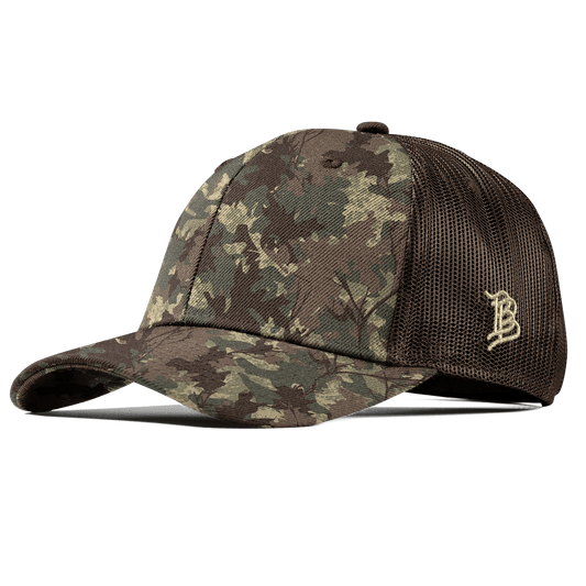 Bare Curved Trucker Timber Camo