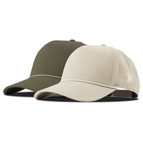 Bare Curved Canvas 5 Panel Rope 2-Pack 2-Pack