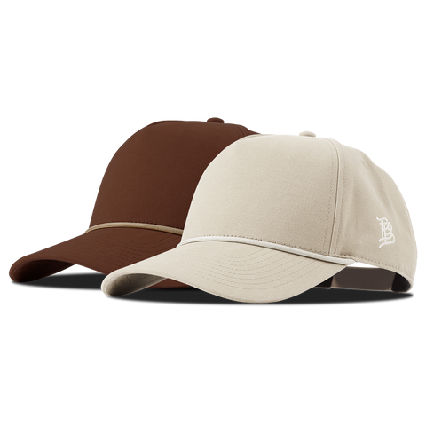 Bare Curved Canvas 5 Panel Rope 2-Pack 2-Pack