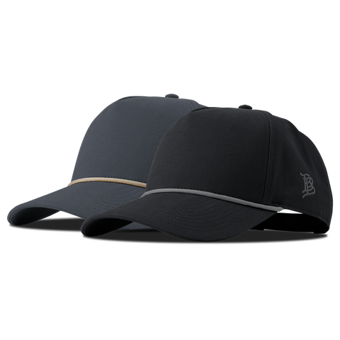 Bare Canvas 5 Panel Rope 2-Pack Vintage Black + Vintage Navy