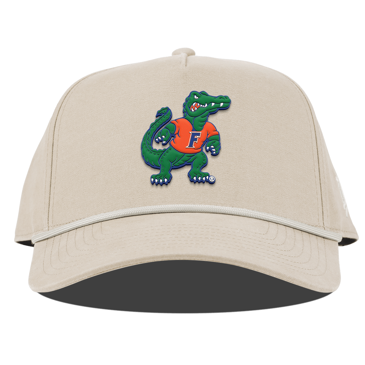 University of Florida "Albert The Gator" Curved Canvas 5 Panel Rope Beige