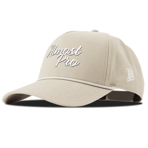 Hailey Ostrom "Almost Pro" Curved Canvas 5 Panel Rope Beige