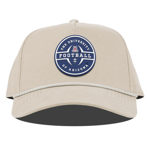 University of Arizona "Arizona Football Legacy" Curved Canvas 5 Panel Rope Beige