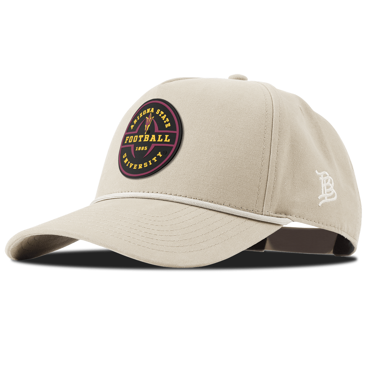 Arizona State University "Arizona State Football Legacy" Curved Canvas 5 Panel Rope Beige