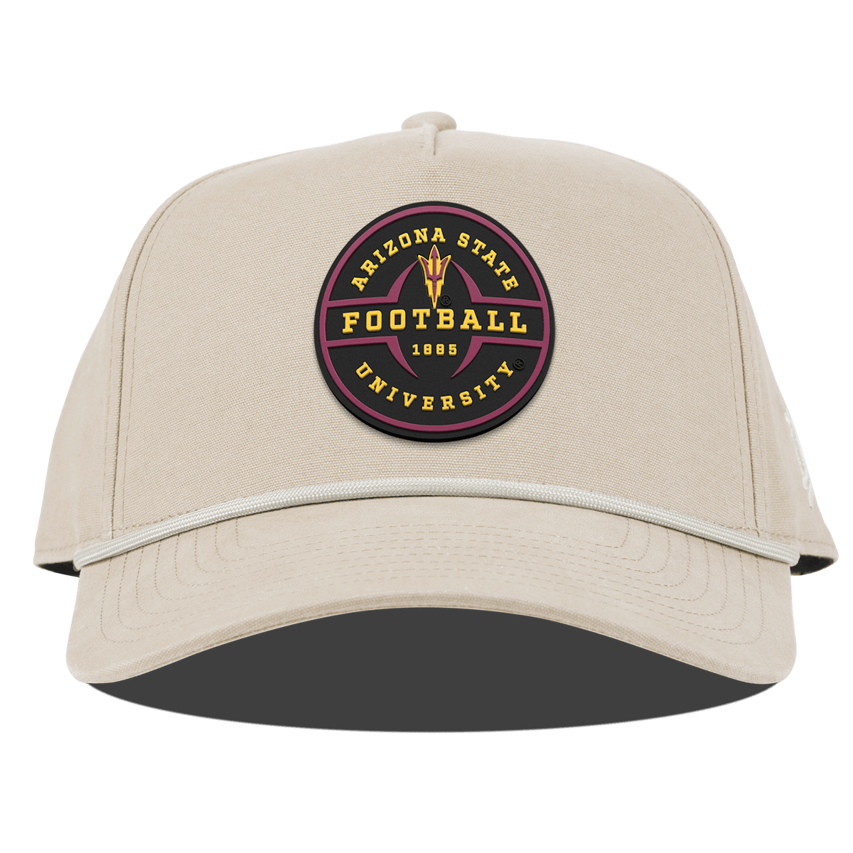 Arizona State University "Arizona State Football Legacy" Curved Canvas 5 Panel Rope Beige