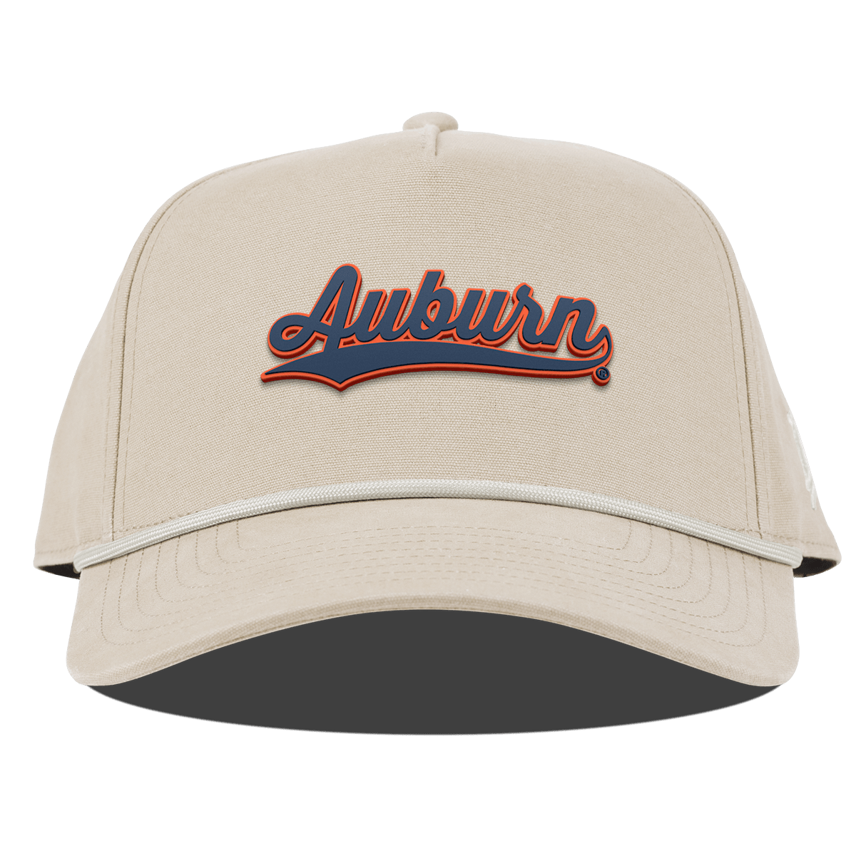 Auburn University "Auburn Script" Curved Canvas 5 Panel Rope Beige