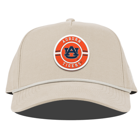 Auburn University "Auburn Seal" Curved Canvas 5 Panel Rope Beige