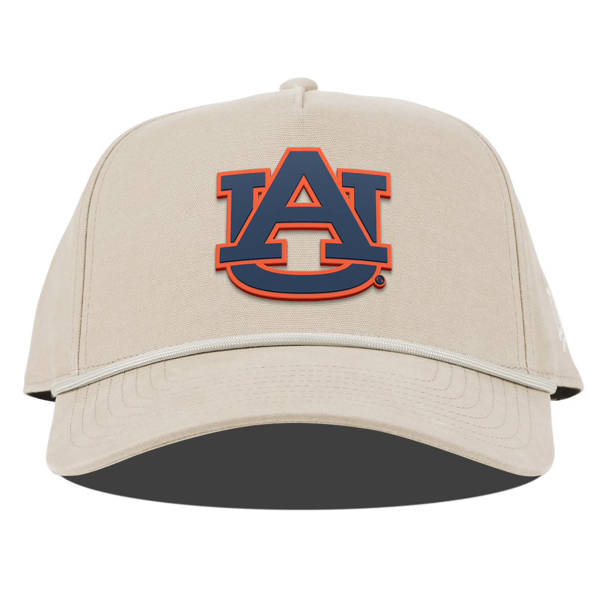 Auburn University "Auburn Team Logo" Curved Canvas 5 Panel Rope Beige