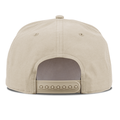 Texas Tech University "Lubbock Local" Curved Canvas 5 Panel Rope Back Beige