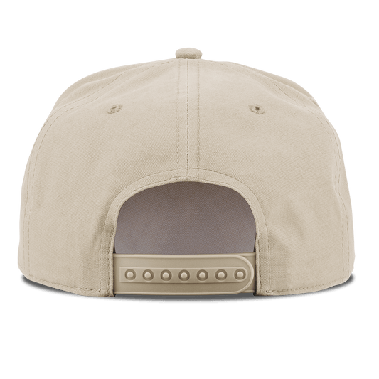 University of Texas "Texas Longhorn" Curved Canvas 5 Panel Rope Back Beige
