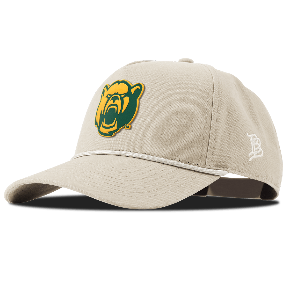 Baylor University "Baylor Bear" Curved Canvas 5 Panel Rope Beige