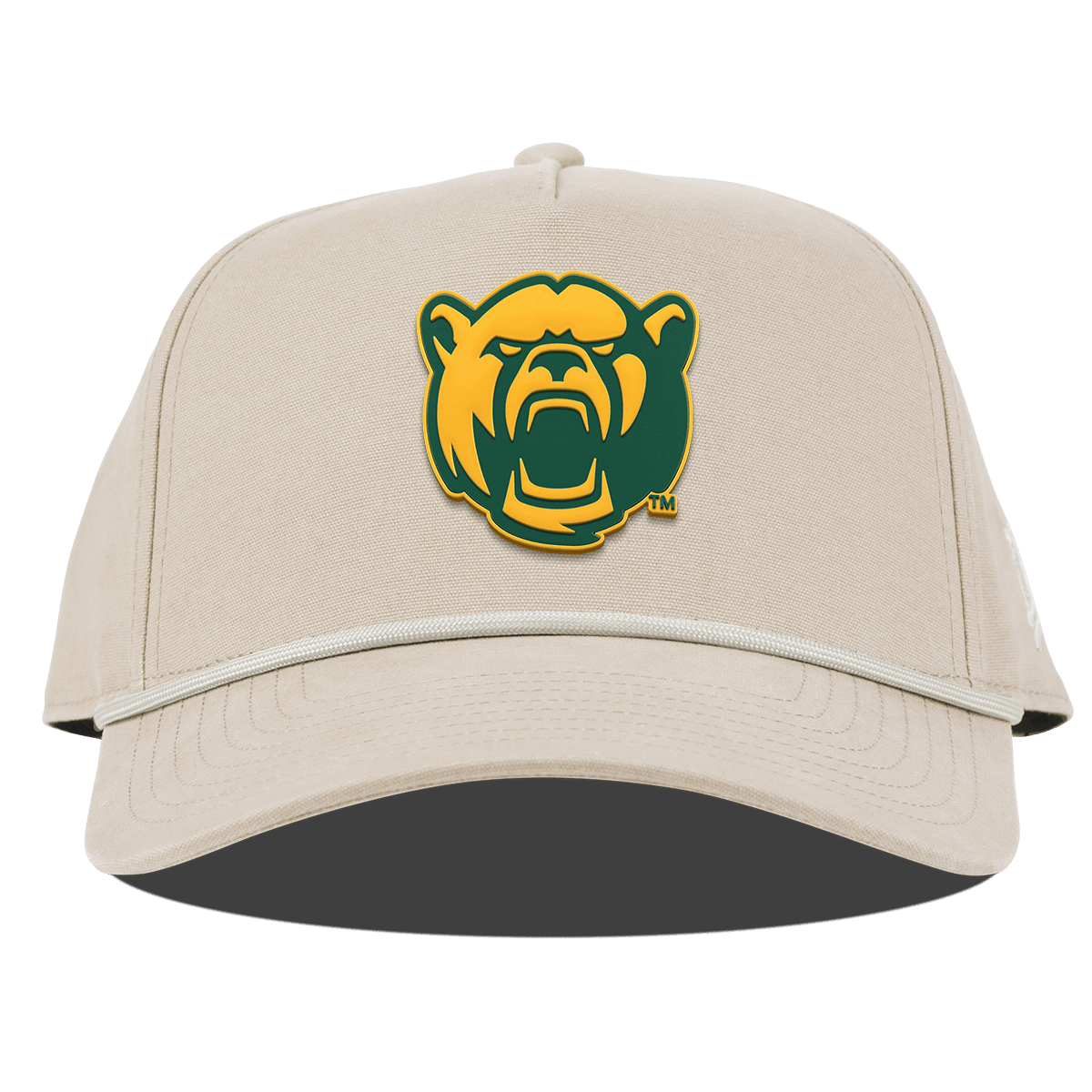 Baylor University "Baylor Bear" Curved Canvas 5 Panel Rope Beige