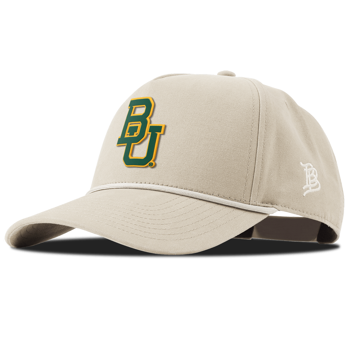 Baylor University "Baylor Team Logo" Curved Canvas 5 Panel Rope Beige