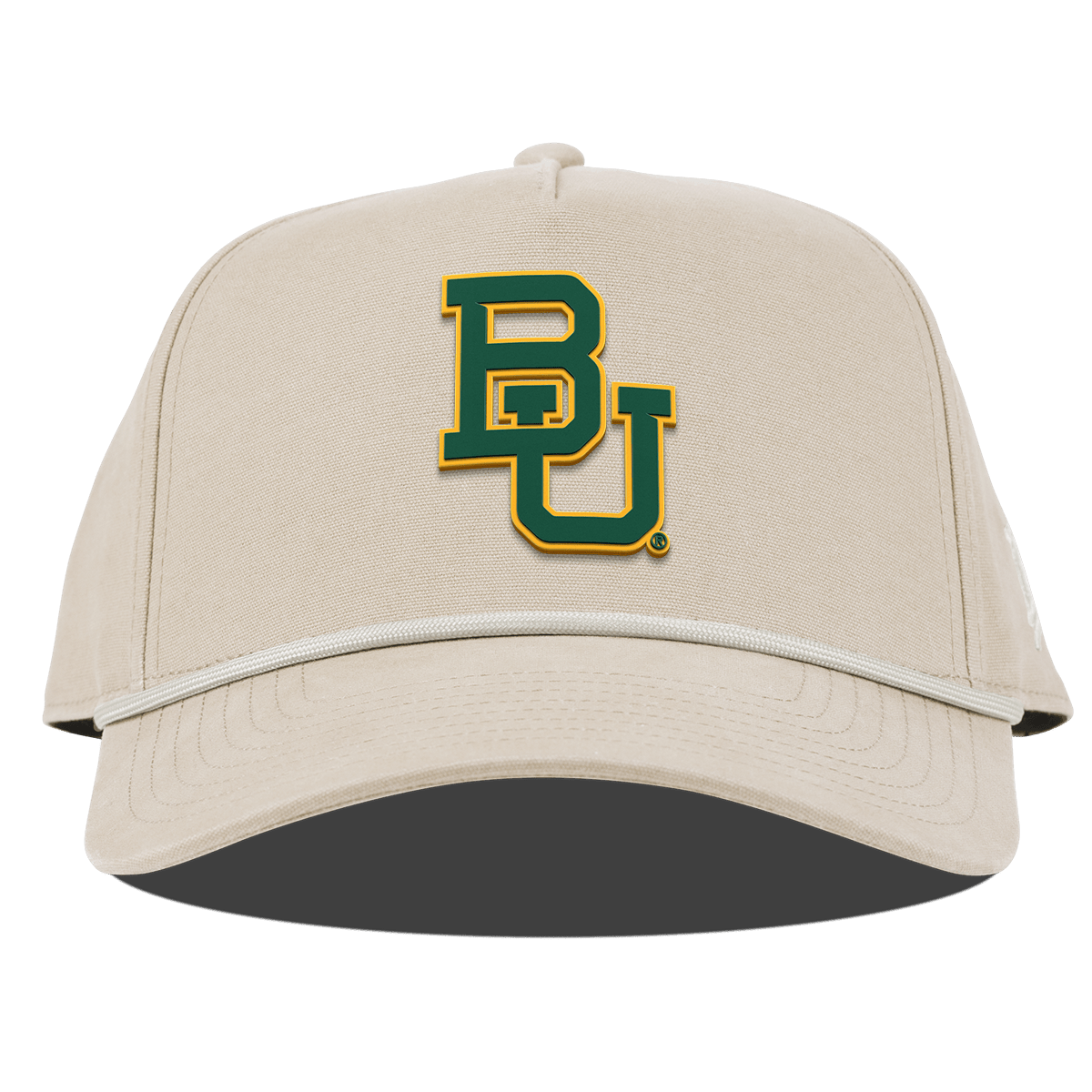 Baylor University "Baylor Team Logo" Curved Canvas 5 Panel Rope Beige