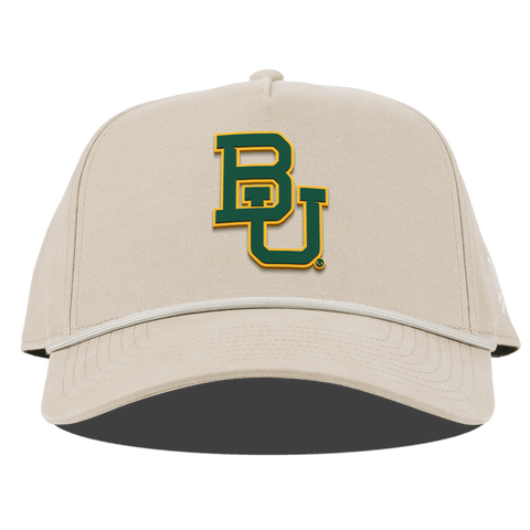 Baylor University "Baylor Team Logo" Curved Canvas 5 Panel Rope Beige