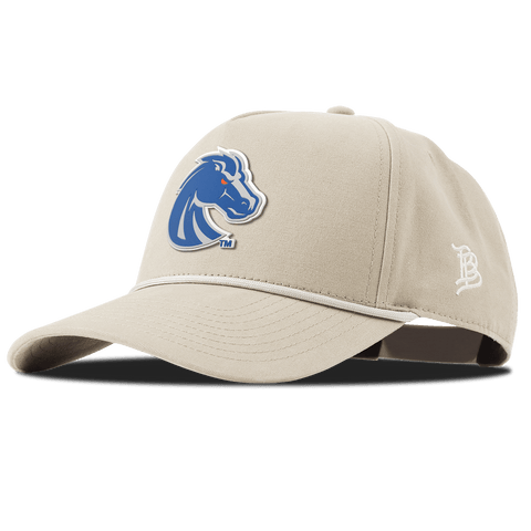 Boise State University "Boise State Broncos Gray" Curved Canvas 5 Panel Rope Beige