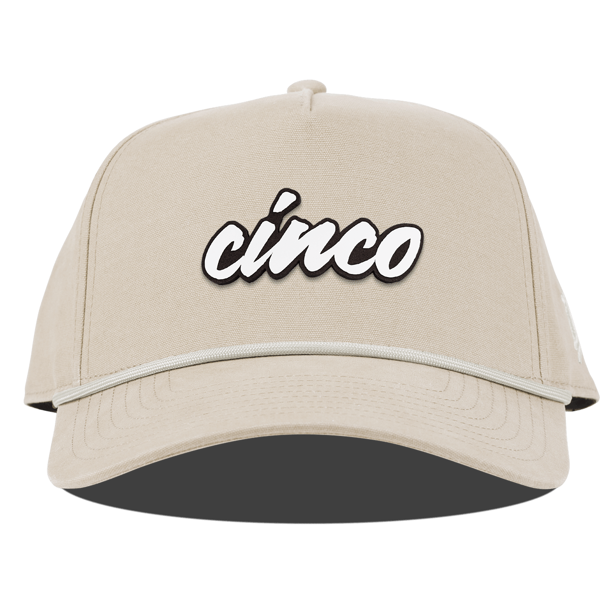 Cinco Script Curved Canvas 5 Panel Rope Beige