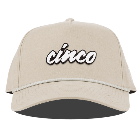 Cinco Script Curved Canvas 5 Panel Rope Beige
