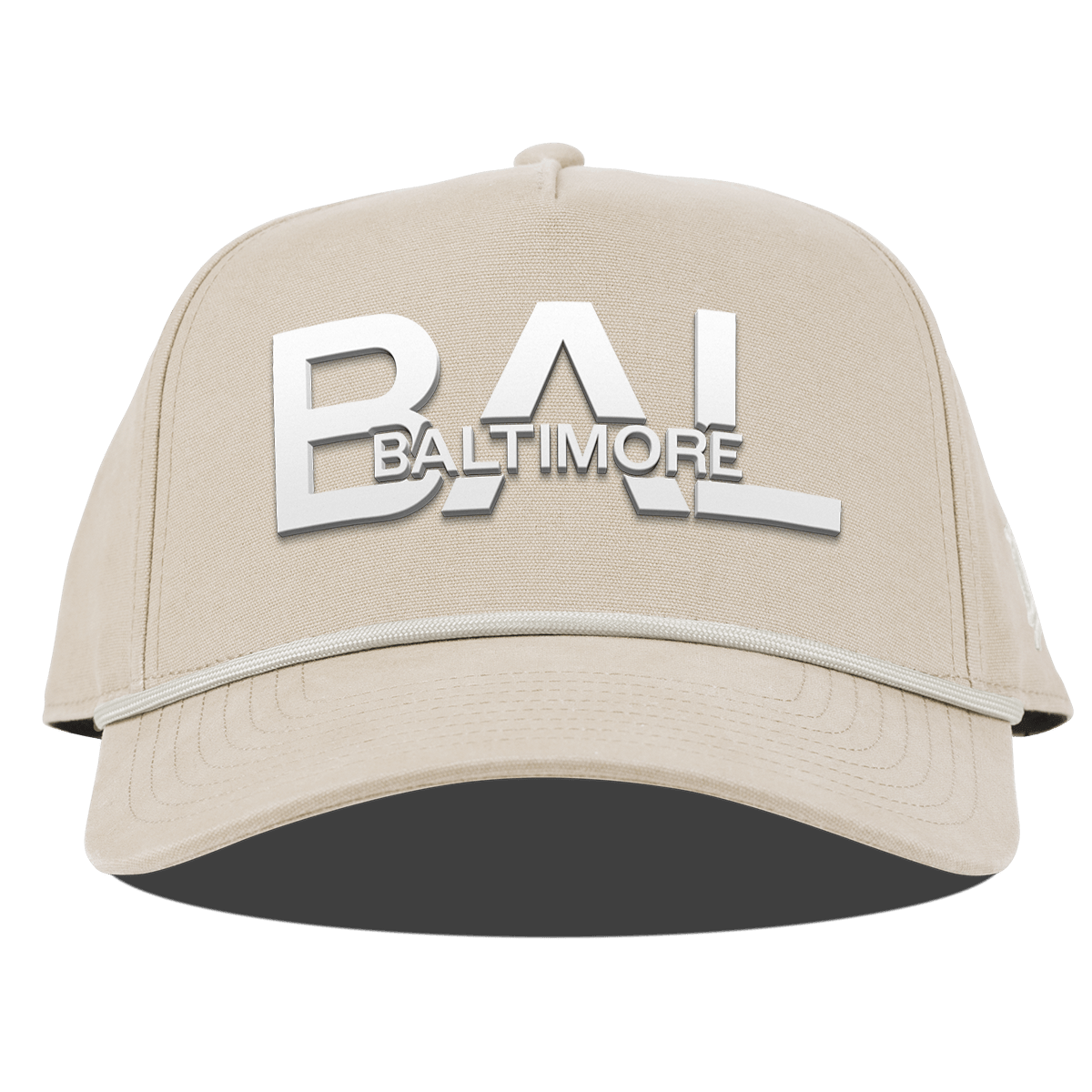 City Block Baltimore Curved Canvas 5 Panel Rope Beige