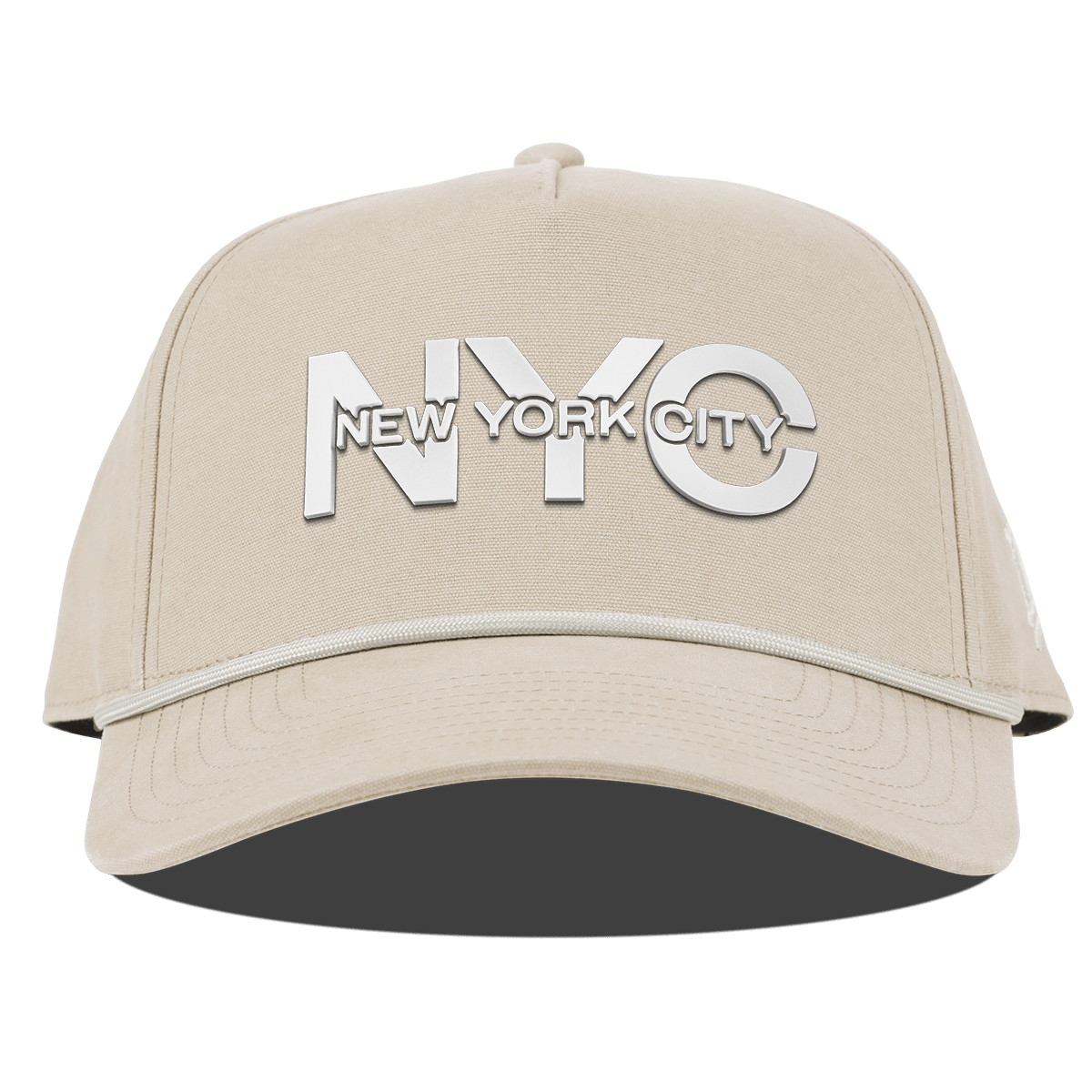 City Block New York Canvas 5 Panel Rope Beige