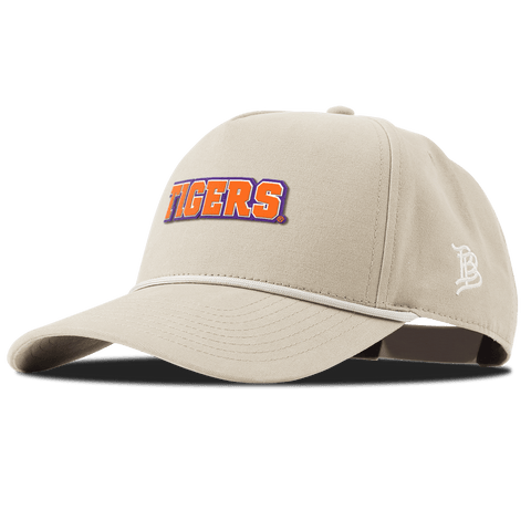 Clemson University "Clemson Tigers Block" Curved Canvas 5 Panel Rope Beige