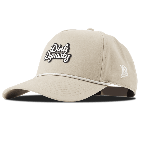 Dink Dynasty Script Curved Canvas 5 Panel Rope Beige