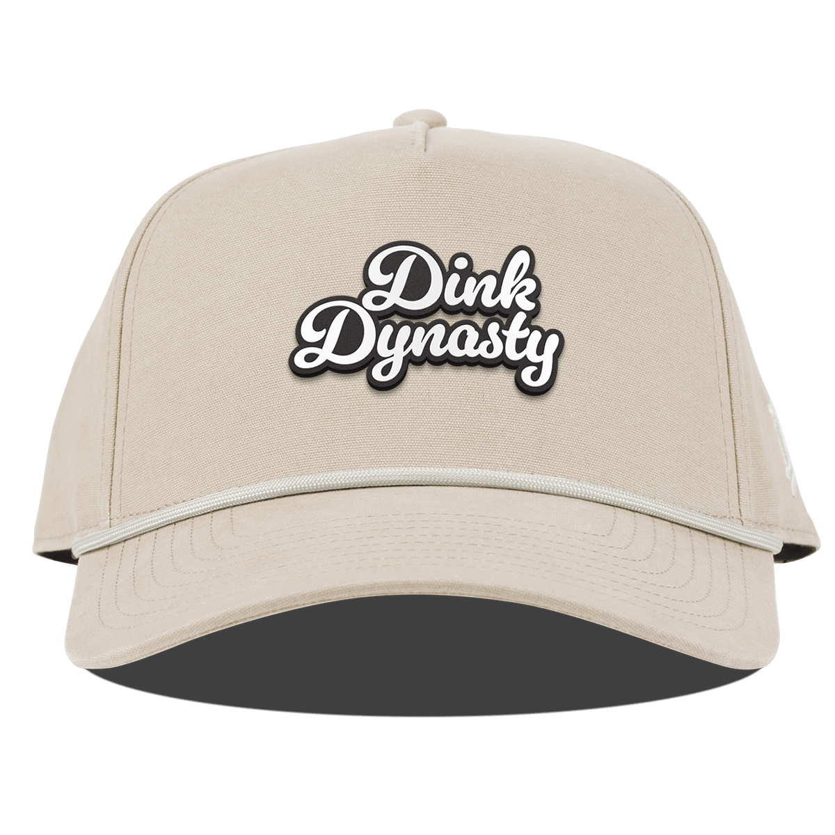 Dink Dynasty Script Curved Canvas 5 Panel Rope Beige