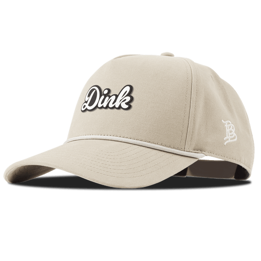 Dink Script Curved Canvas 5 Panel Rope Beige