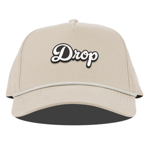 Drop Script Curved Canvas 5 Panel Rope Beige