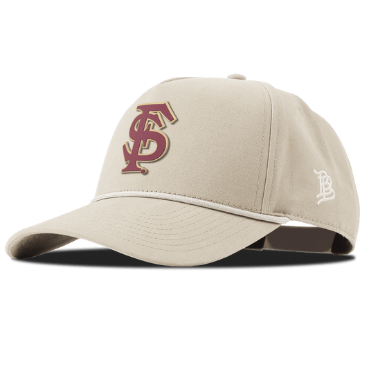 Florida State University "FSU Block" Curved Canvas 5 Panel Rope Beige