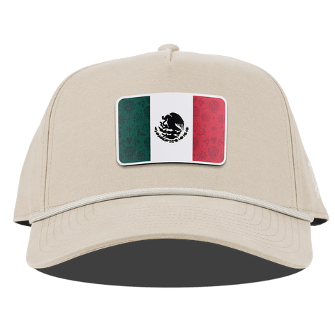 Fiesta Flag Curved Canvas 5 Panel Rope Beige