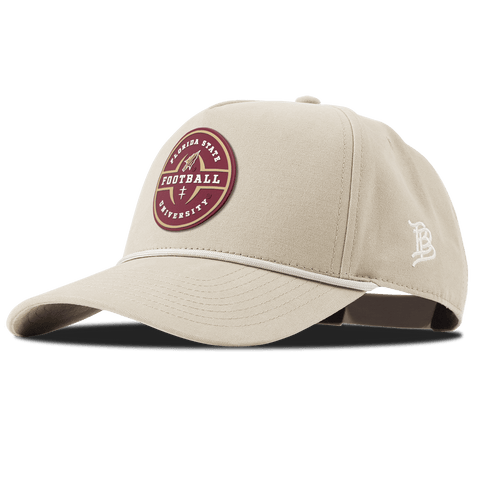 Florida State University "Florida State Football Legacy" Curved Canvas 5 Panel Rope Beige