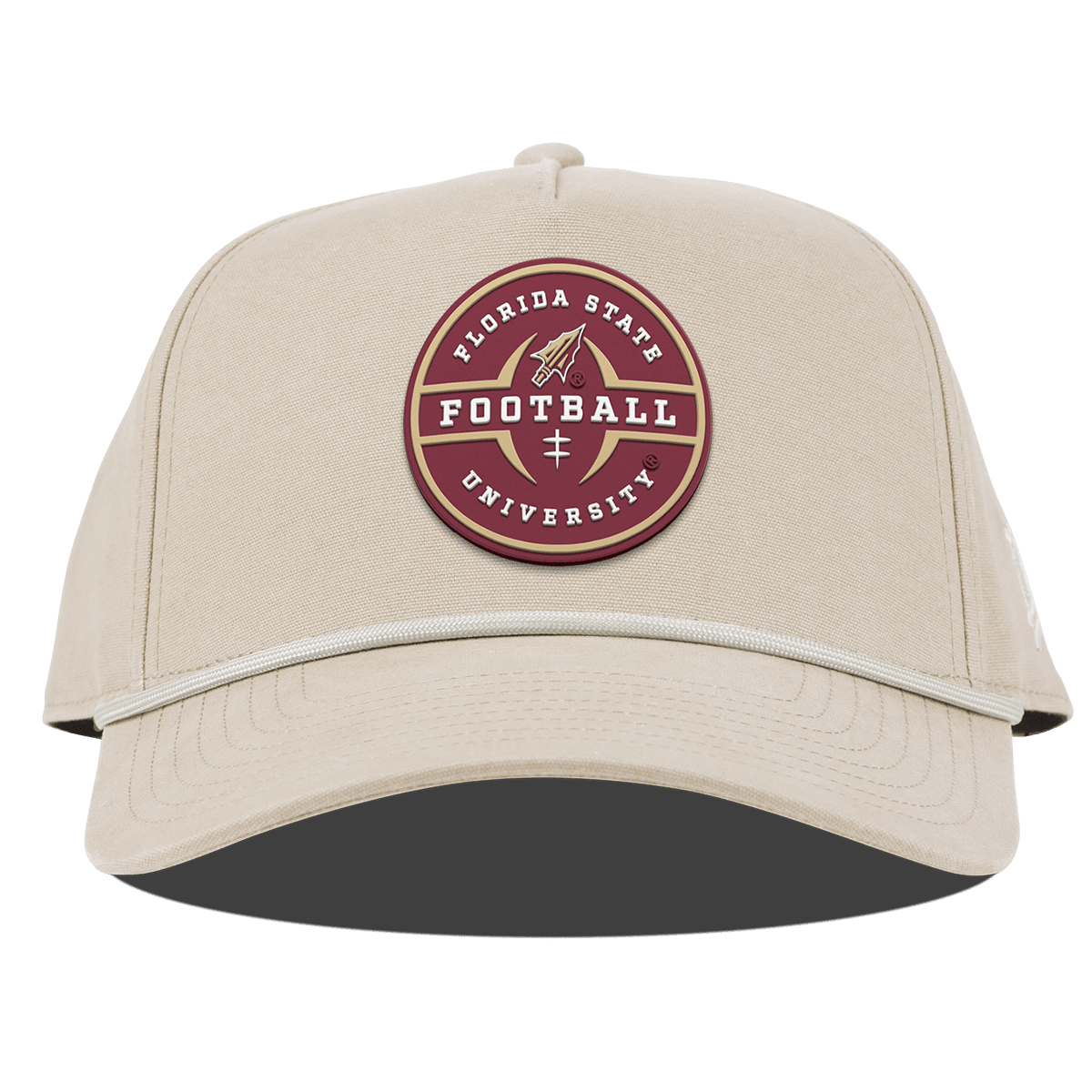 Florida State University "Florida State Football Legacy" Curved Canvas 5 Panel Rope Beige