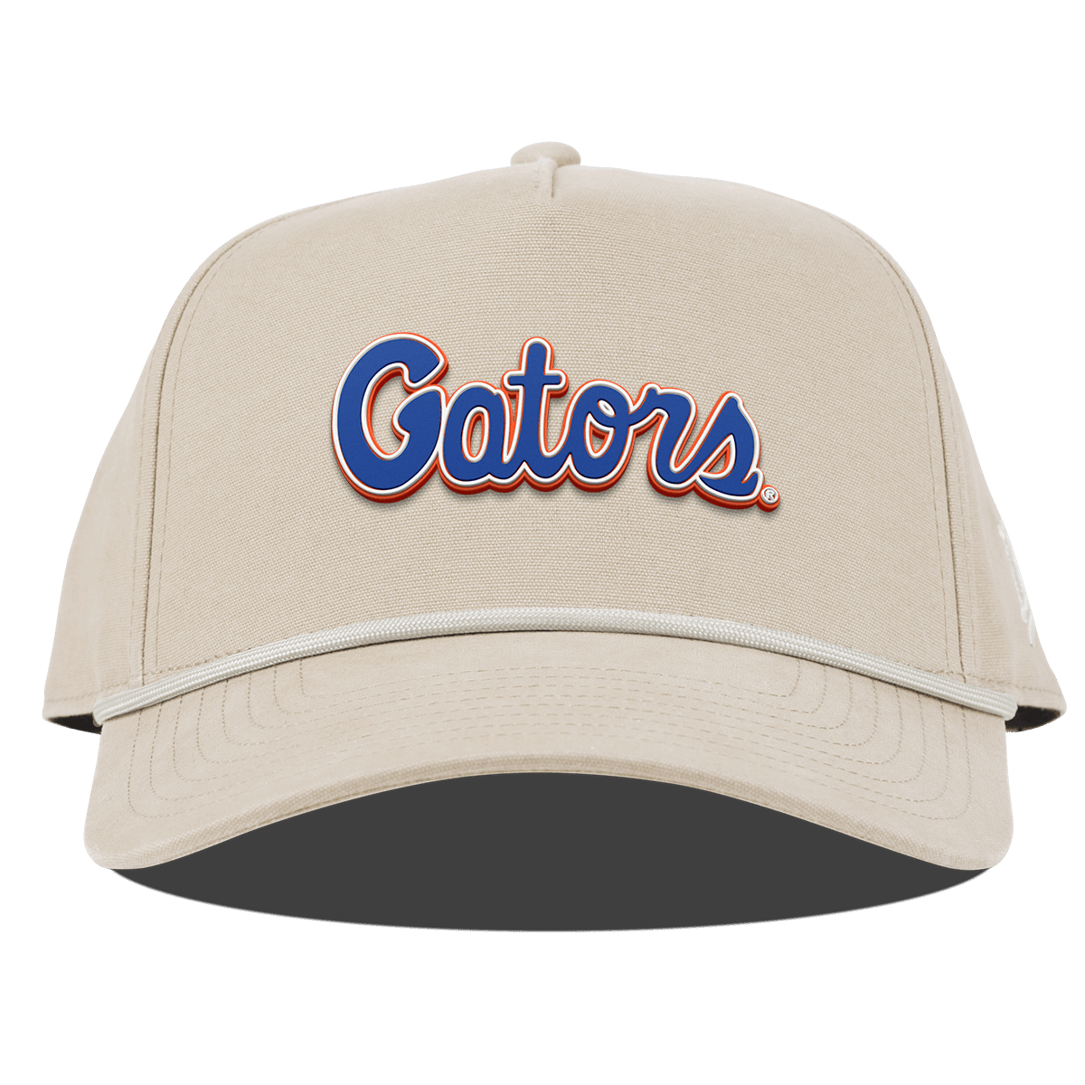 University of Florida "Gator Script" Curved Canvas 5 Panel Rope Beige