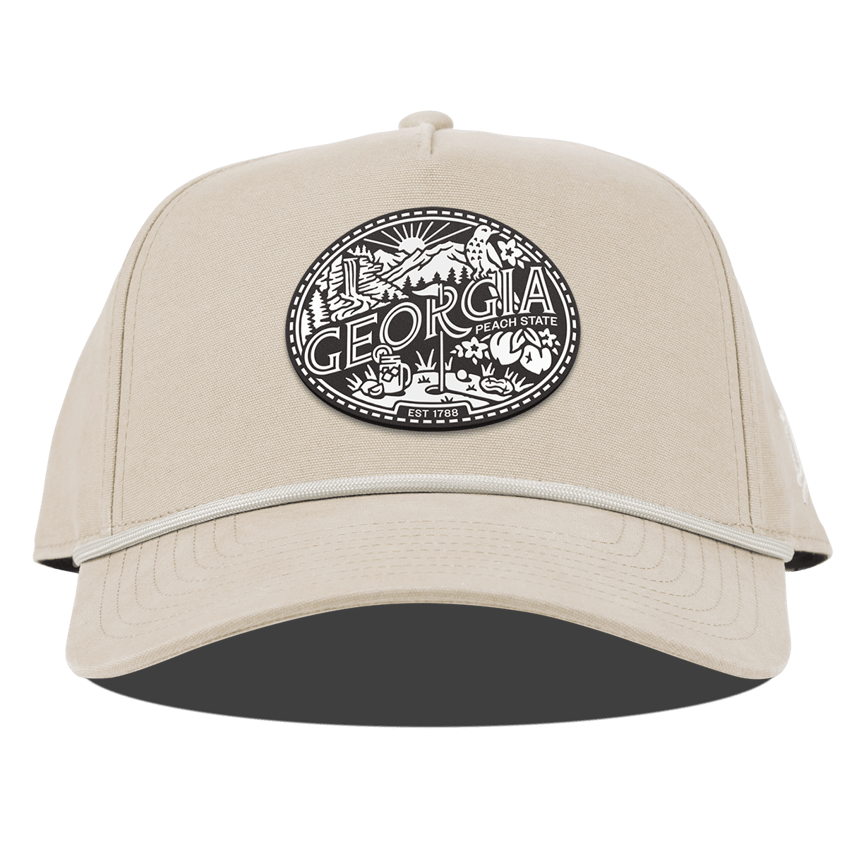 Georgia Traveler Curved Canvas 5 Panel Rope Beige