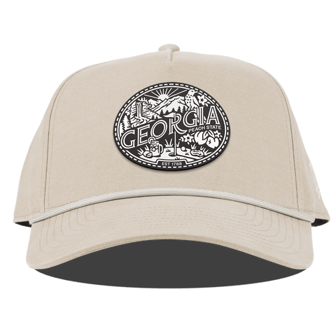 Georgia Traveler Curved Canvas 5 Panel Rope Beige