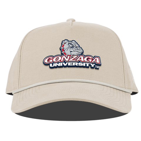 Gonzaga University "Gonzaga Team Logo" Curved Canvas 5 Panel Rope Beige