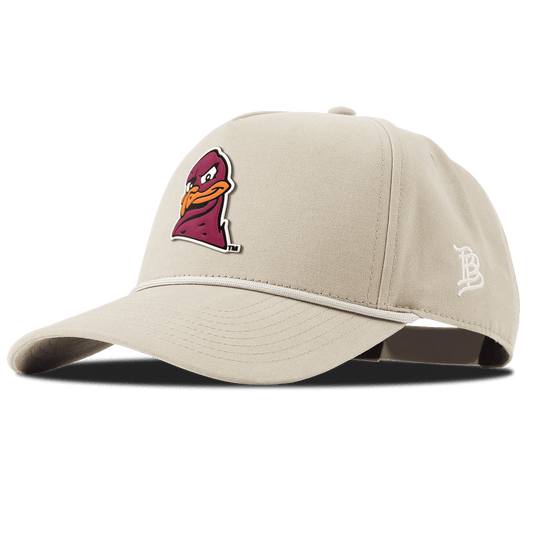 Virginia Tech University "HokieBird" Curved Canvas 5 Panel Rope Beige