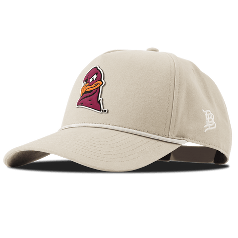Virginia Tech University "HokieBird" Curved Canvas 5 Panel Rope Beige