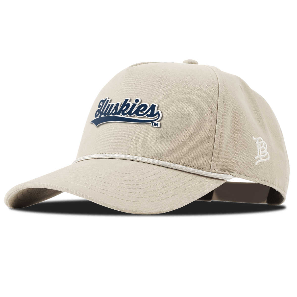 University of Connecticut "Huskies Script" Curved Canvas 5 Panel Rope Beige