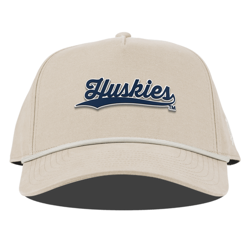 University of Connecticut "Huskies Script" Curved Canvas 5 Panel Rope Beige