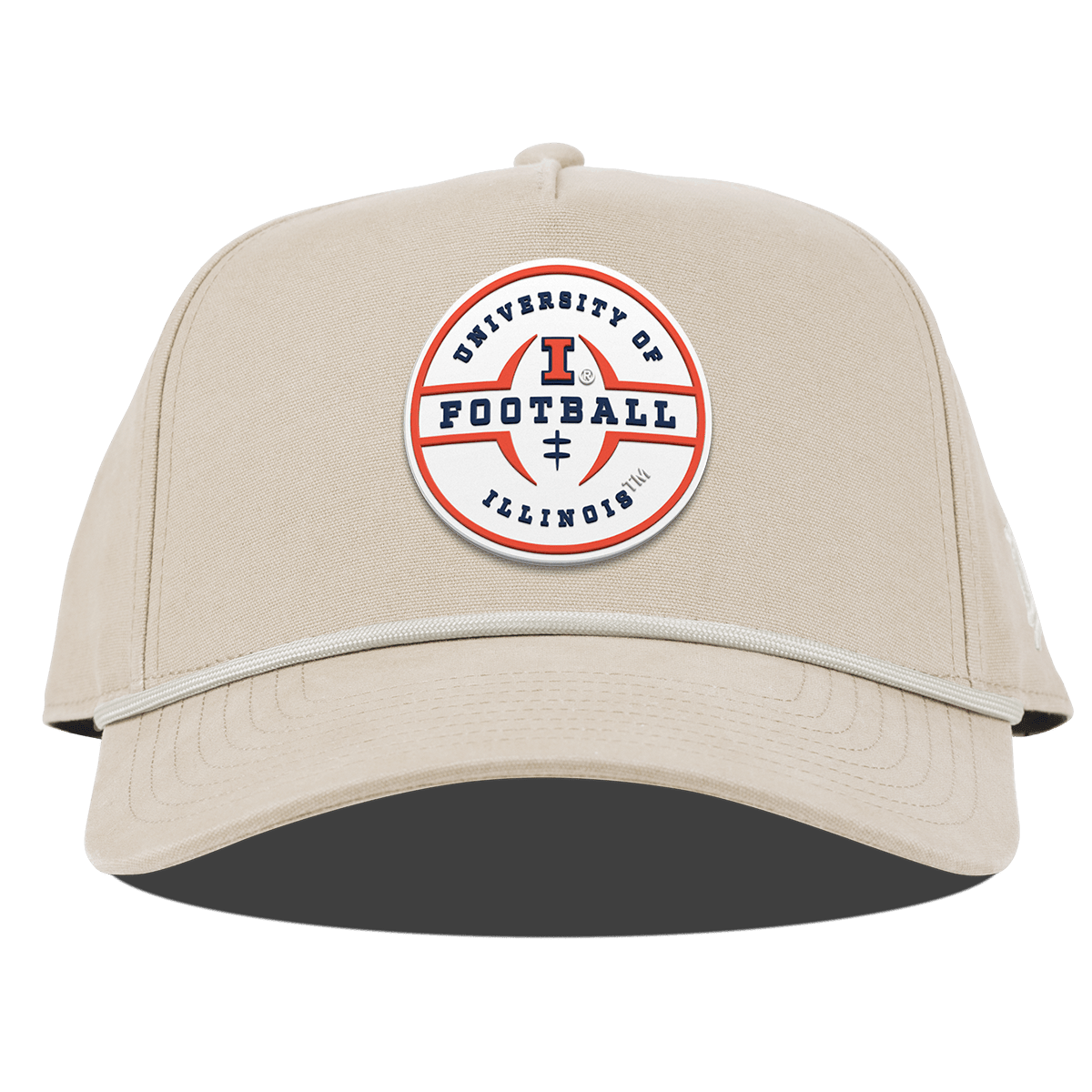 University of Illinois "Illinois Football Legacy" Curved Canvas 5 Panel Rope Beige