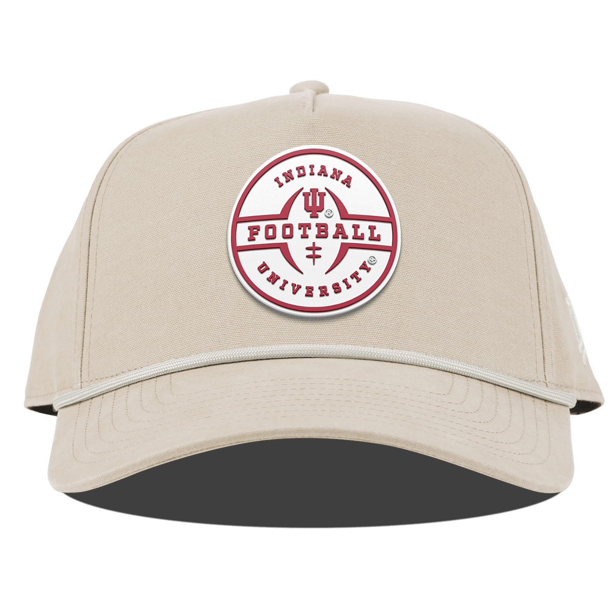 Indiana University "Indiana Football Legacy" Curved Canvas 5 Panel Rope Beige