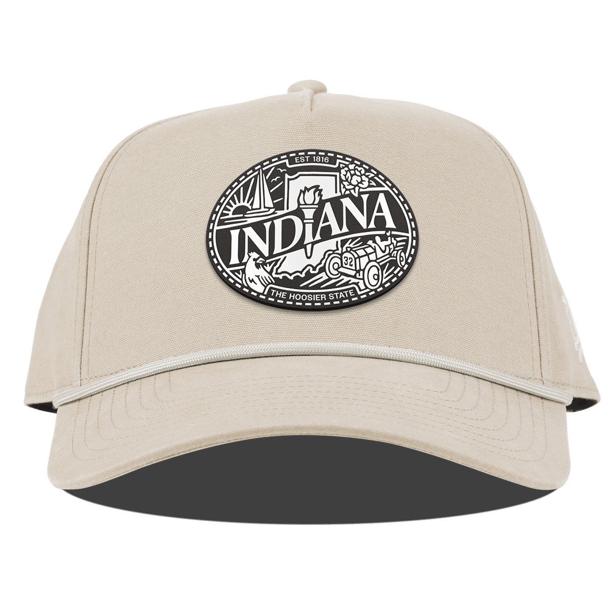 Indiana Traveler Curved Canvas 5 Panel Rope Beige