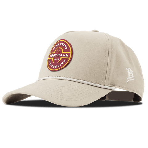Iowa State University "Iowa State Football Legacy" Curved Canvas 5 Panel Rope Beige