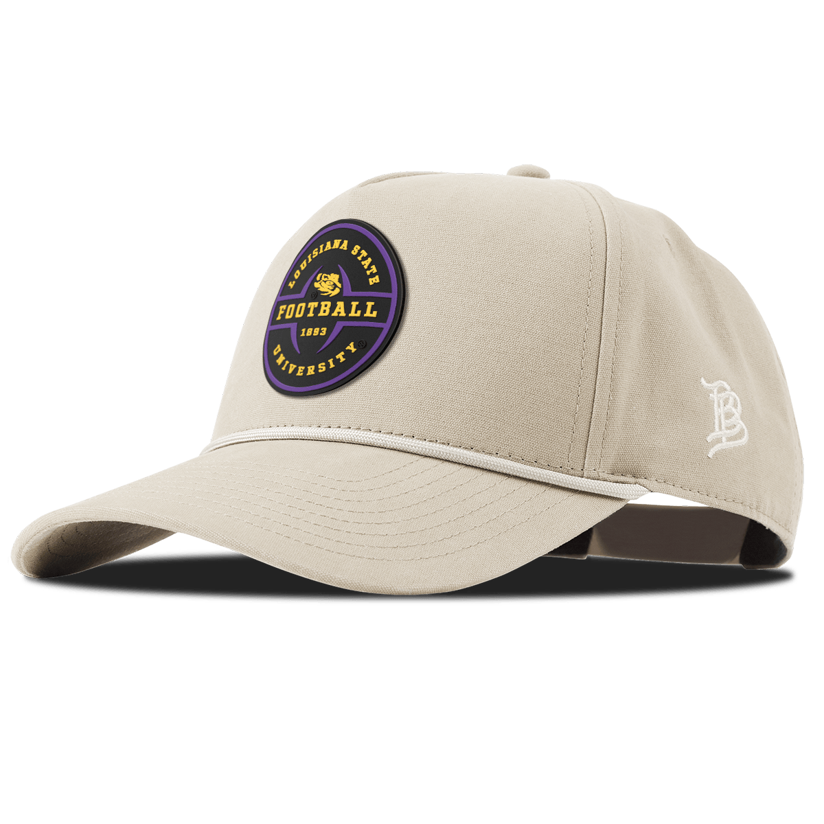 Louisiana State University "LSU Football Legacy" Curved Canvas 5 Panel Rope Beige