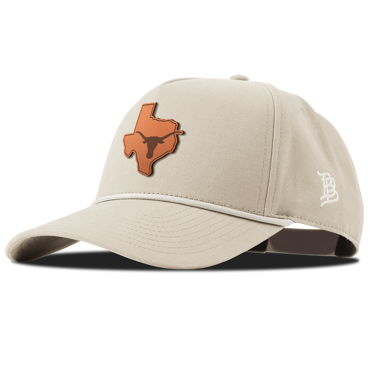 University of Texas "Longhorn State Outline" Curved Canvas 5 Panel Rope Beige